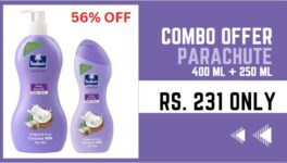 56% OFF on Parachute Body Lotion Combo