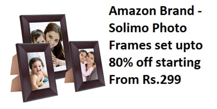 Amazon Brand - Solimo Photo Frames set