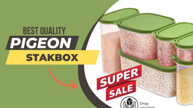 Pigeon StakBox Value Combi (Set of 4) Storage for Kitchen 72% OFF