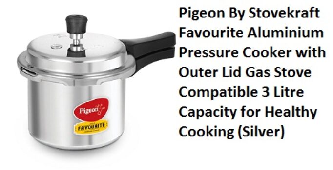 Pigeon By Stovekraft Favourite Aluminium Pressure Cooker