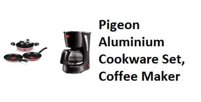 Pigeon Aluminium Cookware Set, Coffee Maker