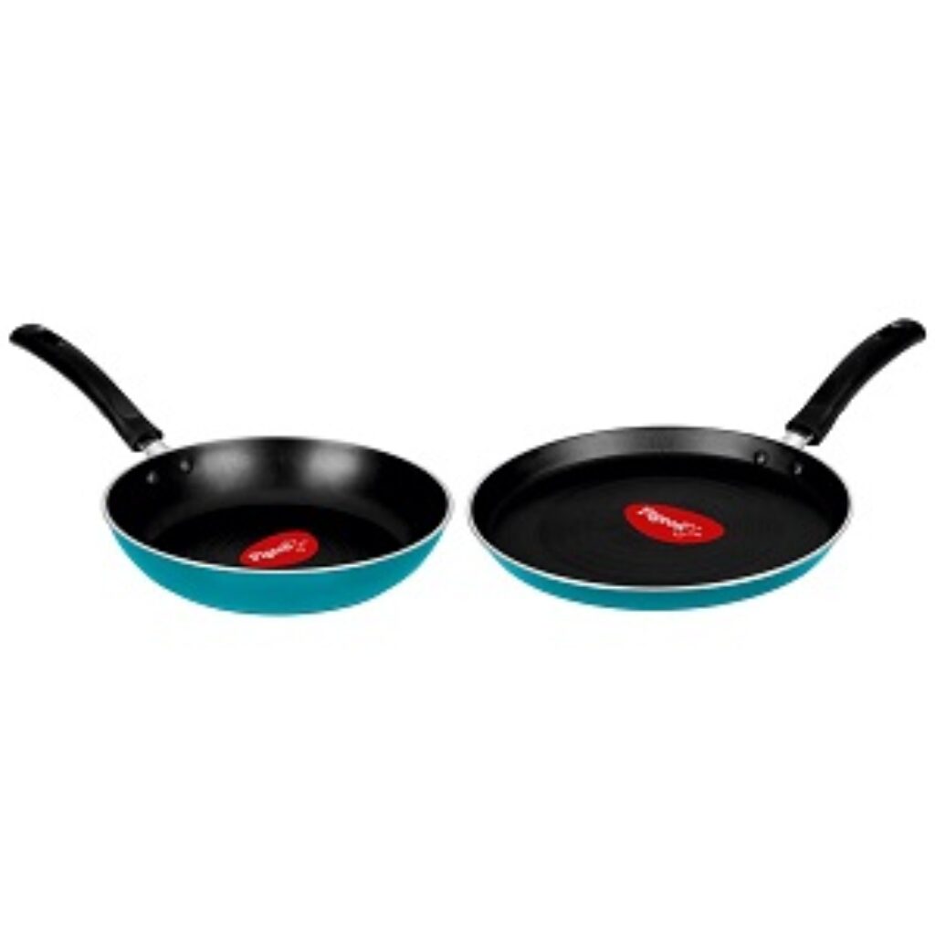 Pigeon Twin Pack Non-Stick Tawa & Fry Pan Cookware Combo