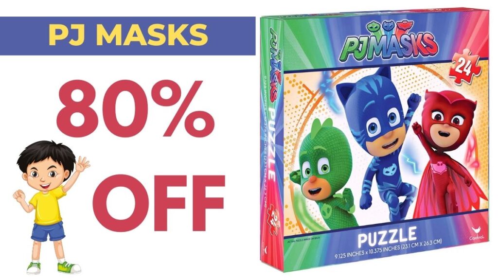 PJMasks 3 Pack Game & Puzzle Bundle 80% OFF