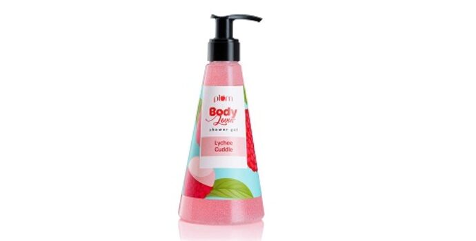 Plum BodyLovin' Lychee Cuddle Shower Gel| Sulphate-free Bodywash for all-skin types