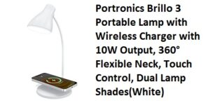 Portronics Brillo 3 Portable Lamp with Wireless Charger