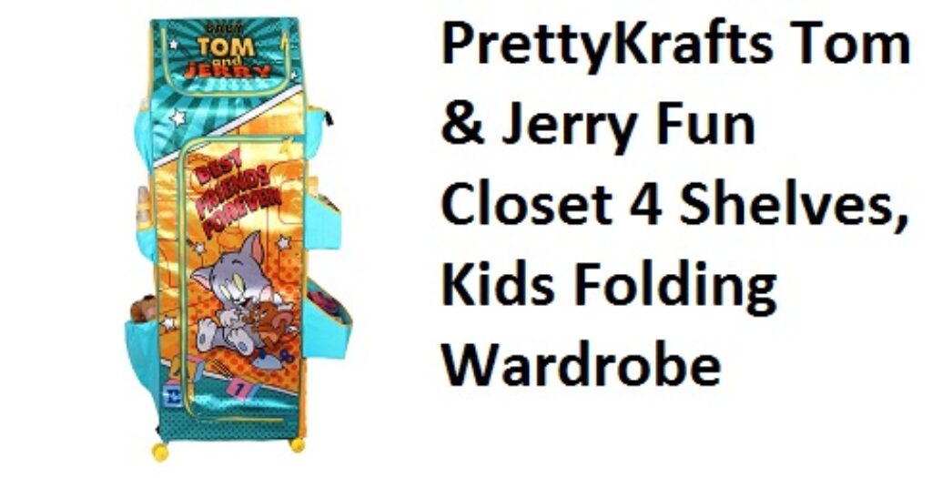 PrettyKrafts Tom & Jerry Fun Closet 4 Shelves