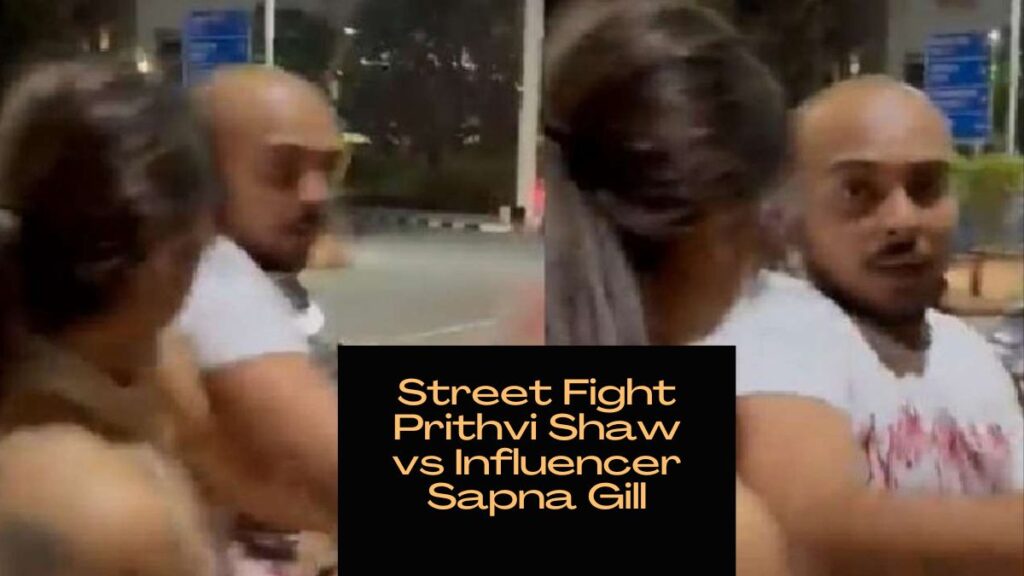 Street Fight between Indian Cricketer Prithvi Shaw vs Influencer Sapna Gill