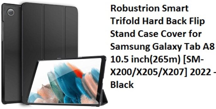Robustrion Smart Trifold Hard Back Flip