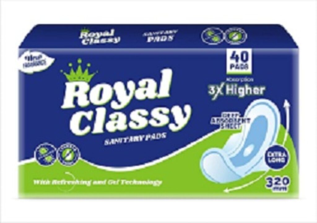 ROYAL CLASSY 3X Higher Absorption Sanitary pads