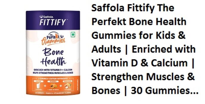 Saffola Fittify The Perfekt Bone Health Gummies for Kids & Adults
