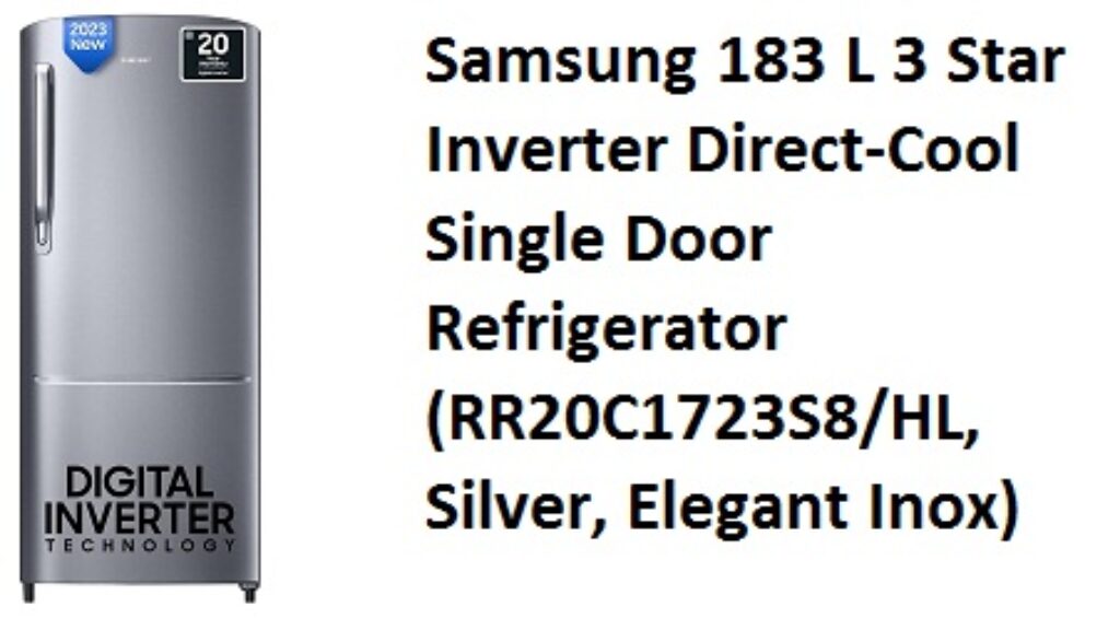 Samsung 183 L 3 Star Inverter Direct-Cool Single Door Refrigerator