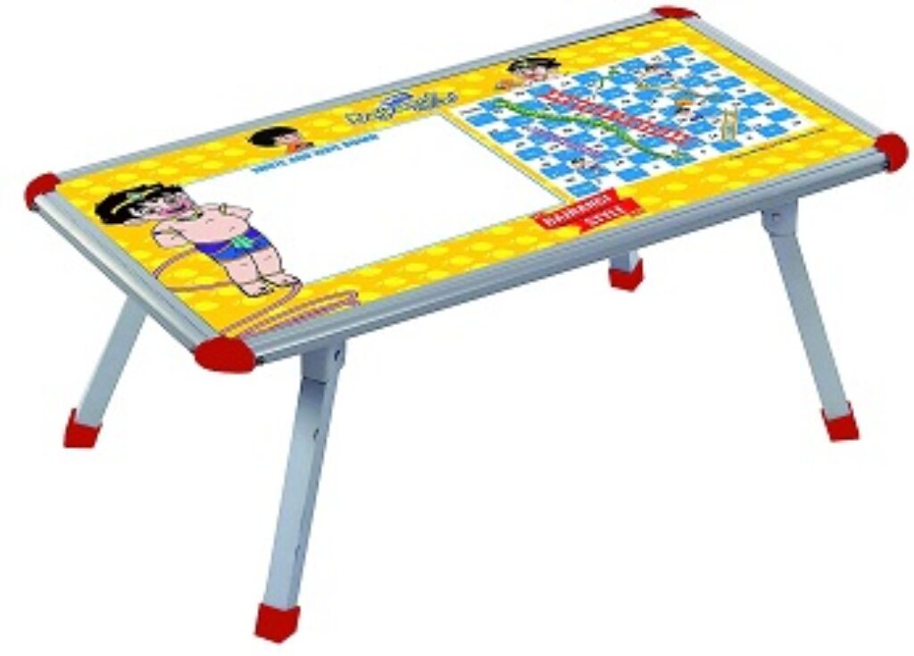 Selfie with Bajrangi Premium Cross Leg Table for Kids (16x24 Inches)