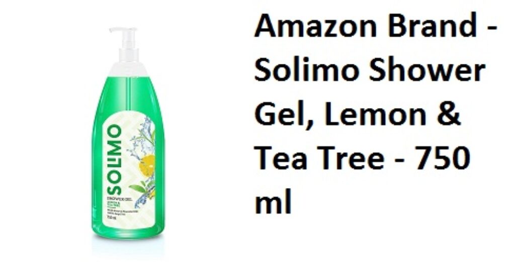 Amazon Brand - Solimo Shower Gel, Lemon & Tea Tree