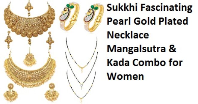 Sukkhi Fascinating Pearl Gold Plated Necklace