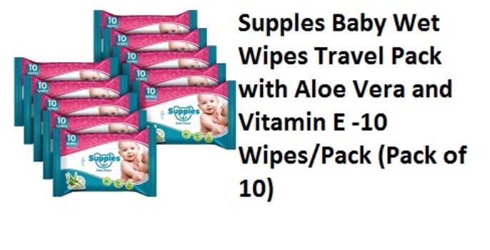 Supples Baby Wet Wipes Travel Pack