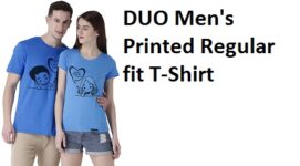 DUO Men's Printed Regular fit T-Shirt