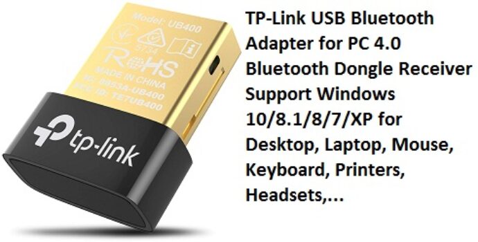 TP-Link USB Bluetooth Adapter for PC 4.0 Bluetooth Dongle Receiver Support