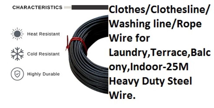 Trustware TM Rope Wire for Drying Hanging Clothes