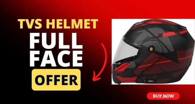TVS Helmet Full Face Motorbike Helmet
