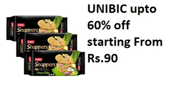 UNIBIC upto 60% off starting From Rs.90