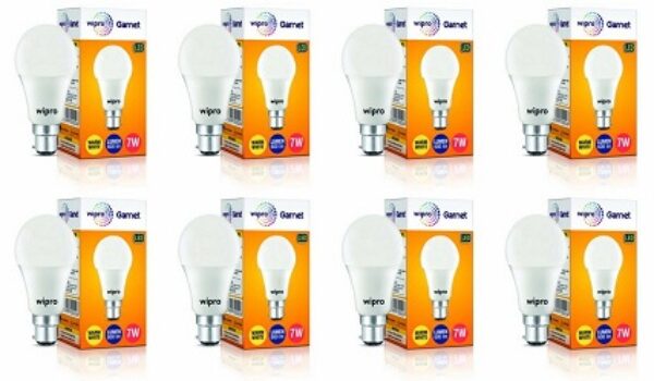wipro Garnet Base B22D 7-Watt Led Bulb