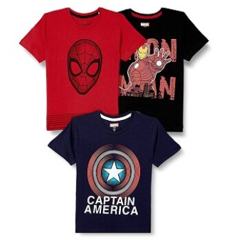 Marvel By Kidsville Boys' T-Shirt (Pack of 3)