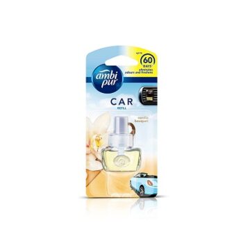 Ambi Pur Car Air Freshener Refill Aerosol, Vanilla Bouquet, 7.5 ml