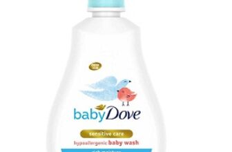 Baby Dove Rich Moisture Hair to Toe Baby Wash 400 ml, No Tears Body Wash for Baby's Soft Skin - Hypoallergenic, No Sulphates, No Parabens