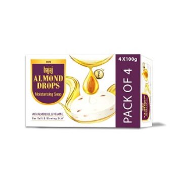 Bajaj Almond Drops Moisturising Soap with Almond Oil and Vitamin E