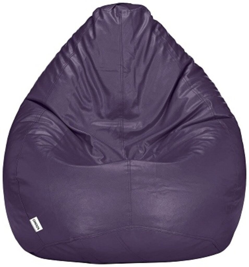 Amazon Brand - Solimo XXL Faux Leather Bean Bag