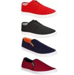 BRUTON Combo Pack of 4 Casual Sneakers