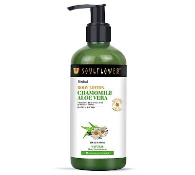 Soulflower Body Lotion with Aloe vera