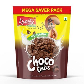Kwality Choco Flakes, Made with Whole Wheat