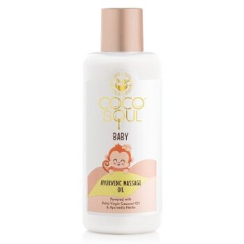 Coco Soul Baby Massage Oil with Extra Virgin Coconut Oil
