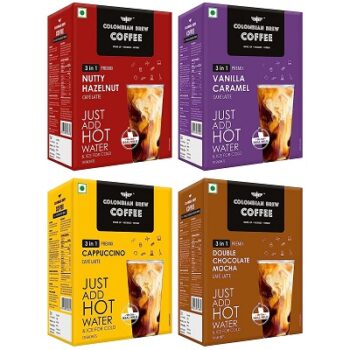 Colombian Brew 3 in 1 Assorted Instant Coffee Premix Café Latte
