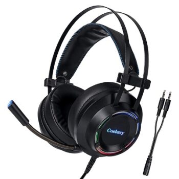 Cosbary USB Noise Cancelling Super Gaming Over Ear Stereo Headphone