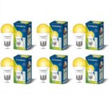 Crompton Dyna Ray 7W Round E27 LED Warm White Pack of 6