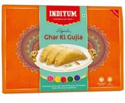 Indiyum Sweet Holi Special Desi Ghee Gujia 400g (Special Gujia) (Ghar Ki Gujia)