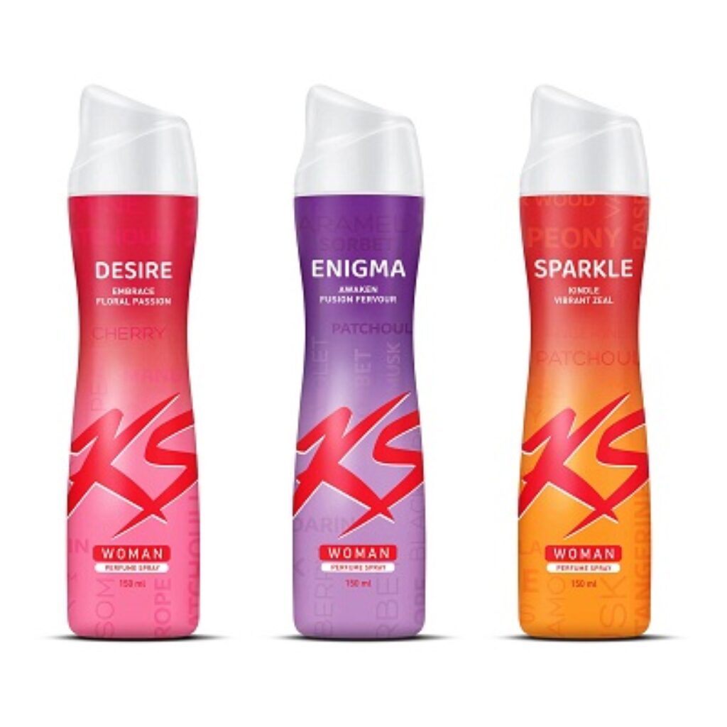 KS Woman Desire, Enigma and Sparkle Deodorant Spray