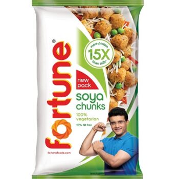 Fortune Soya Chunks, 15x more protein than milk