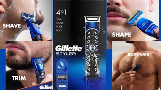 Gillette Fusion Proglide 4-in-1 Styler for Trimming | Shaving | Beard Edging | Body Hair Trimming