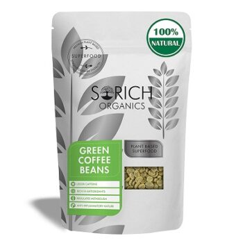 Sorich Organics 100% Pure & Natural Green Coffee Beans for Weight loss