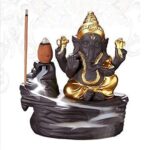 LAVYA HANDICRAFTS Smoke Fountain Backflow Waterfall Cone Incense Holder