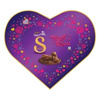 Cadbury Dairy Milk Silk Valentines Heart Shaped Chocolate Gift Box