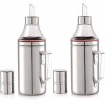 Kitchen Kit 1-Liter Stainless Steel Leak Proof Oil