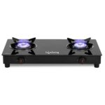 Lifelong LLGS912 Automatic Ignition 2 Burner Gas Stove with 6mm Toughened Glass Top