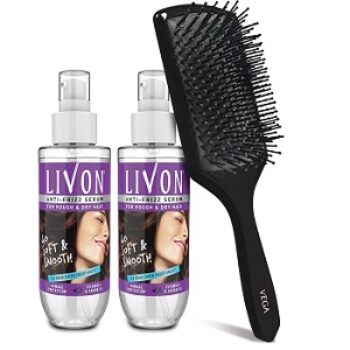 Livon Hair Serum for Women for Dry and Rough Hair, 24-Hour Frizz-free Smoothness, 100 ml