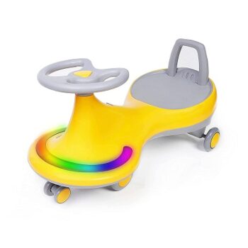 Luusa Magical Swing Car for Baby | LED Lights and Musical Rhymes