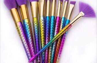 Start Makers Synthetic Bristle Makeup Brushes Set- Purple