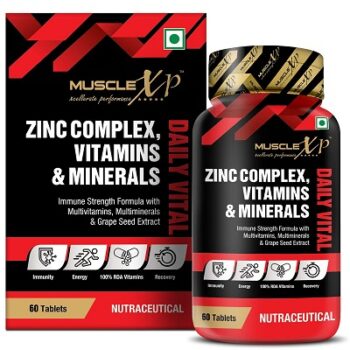 MuscleXP Zinc Complex Vitamins & Minerals Daily Vital